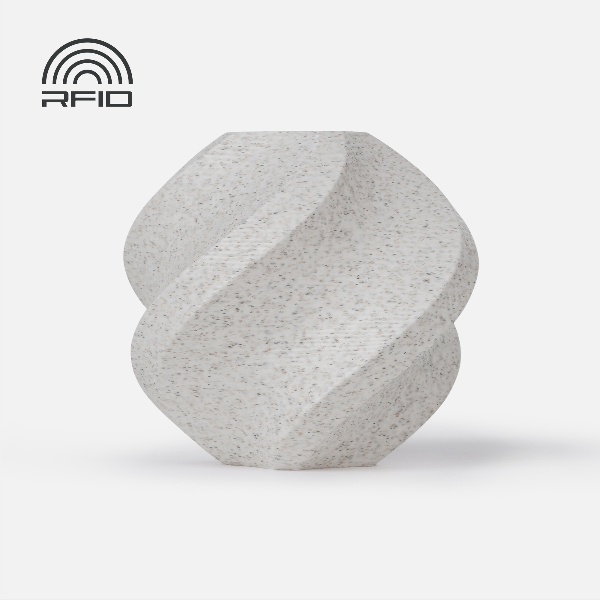 Bambu PLA Marble - White Marble - with Bambu Reusable Spool