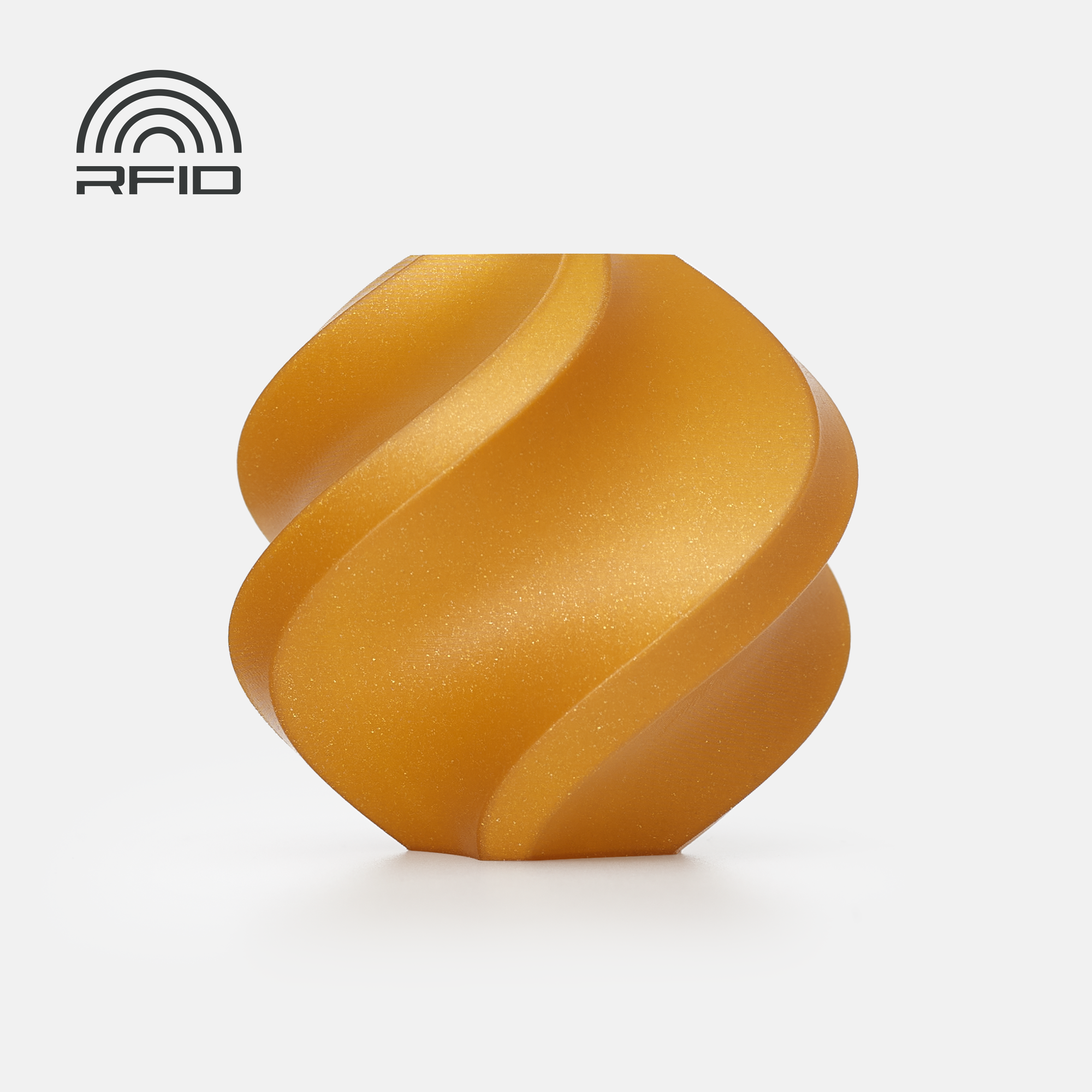 Bambu PLA Sparkle - Classic Gold Sparkle - with Bambu Reusable Spool