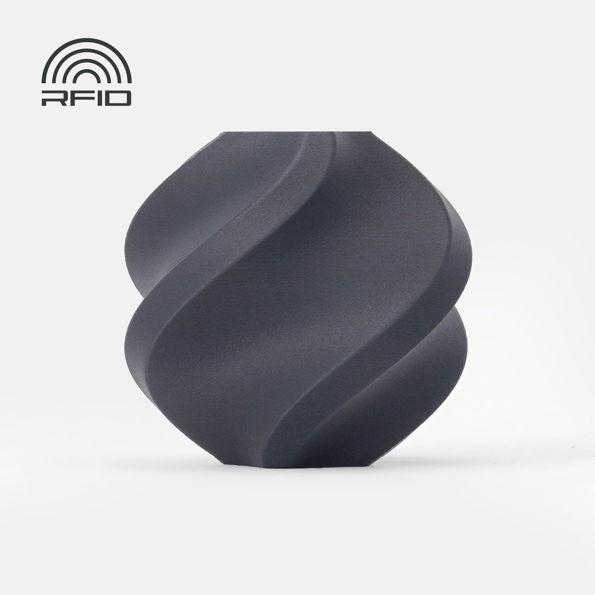 Bambu PLA-CF - Lava Gray - with Bambu Reusable Spool