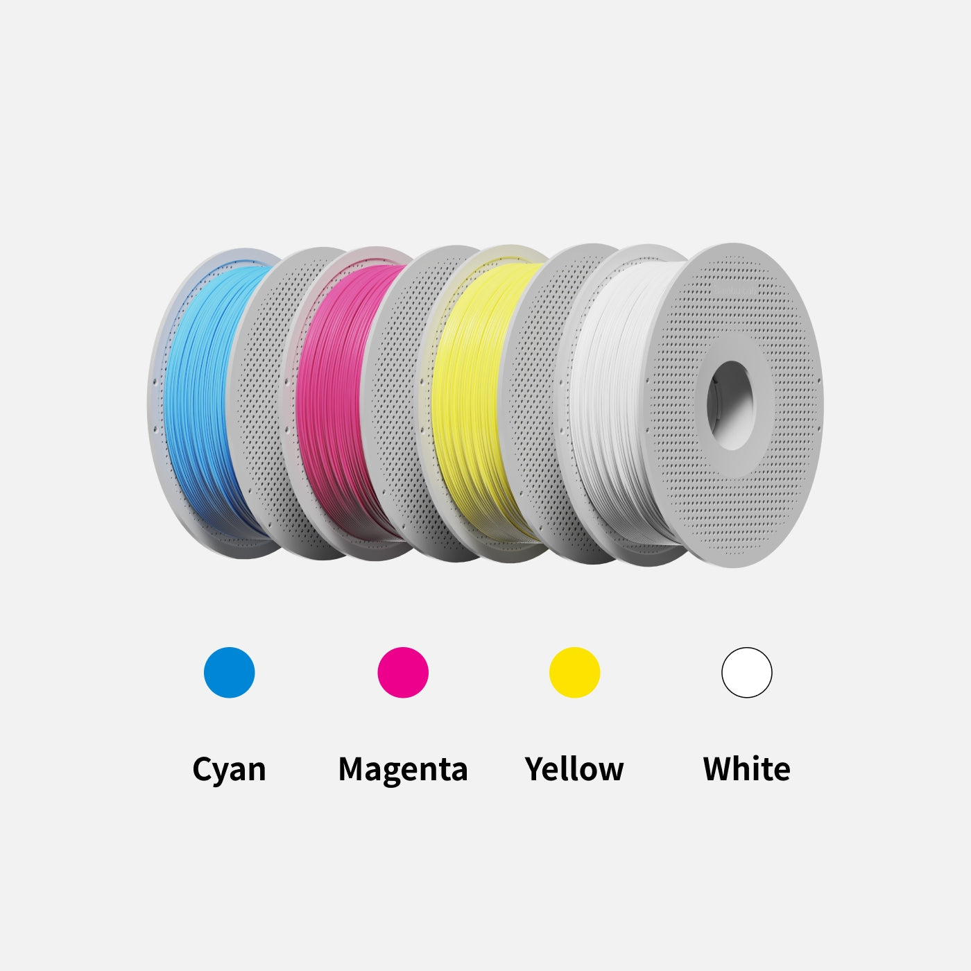 Bambu PLA Basic CMYK - Cyan&Magenta&Yellow&Jade White - SPL