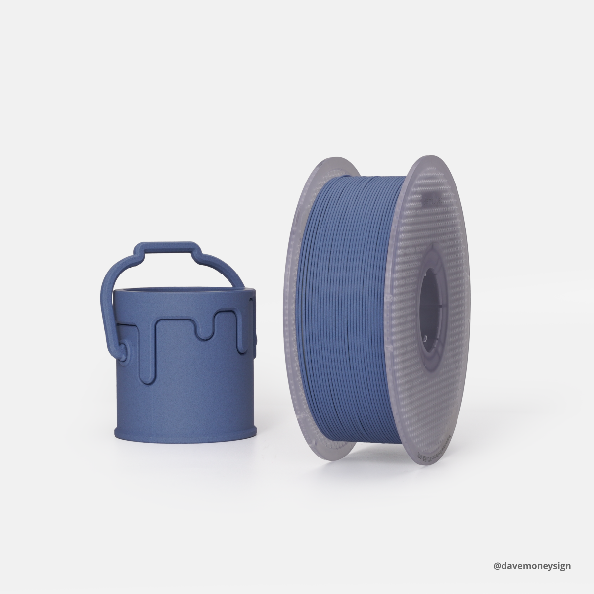 Bambu PLA-CF - Jeans Blue - with Bambu Reusable Spool