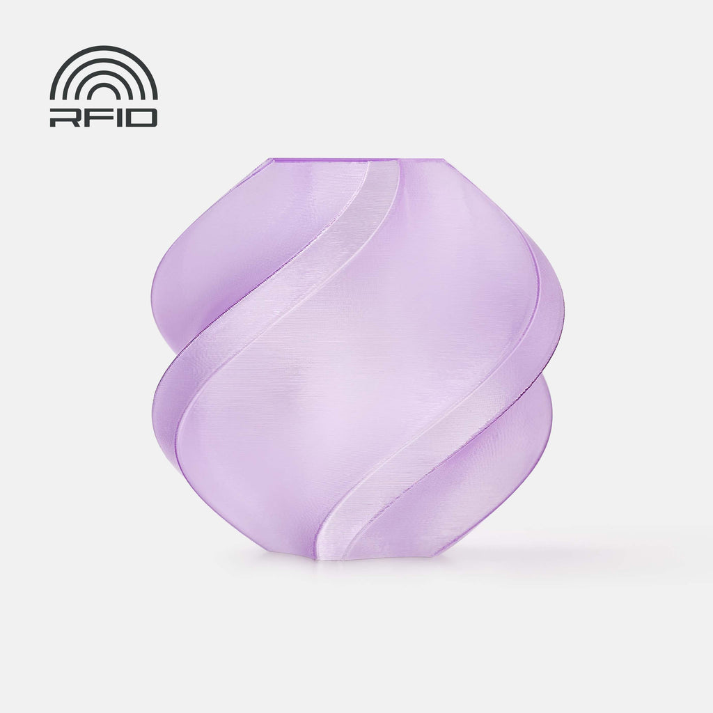 Bambu PETG Translucent - Translucent Purple - with Bambu Reusable Spool