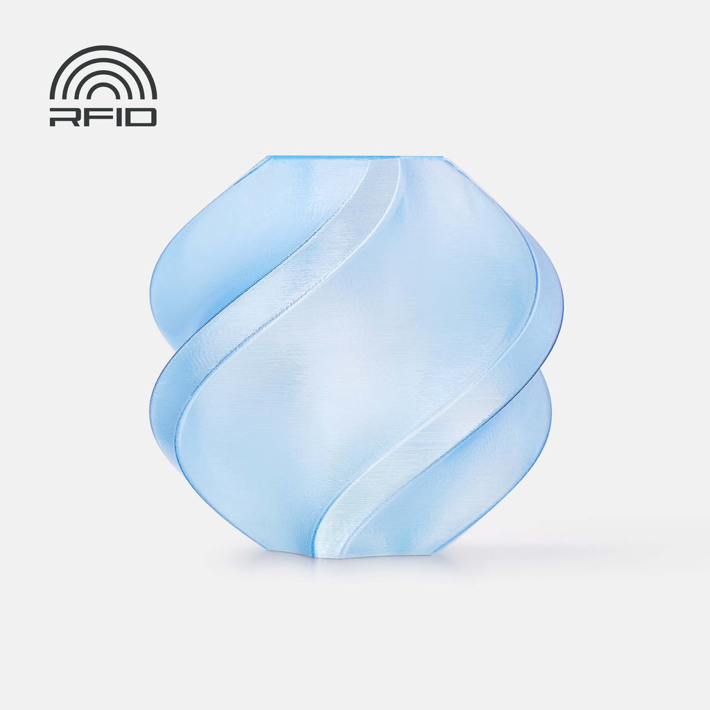 Bambu PETG Translucent - Translucent Light Blue - with Bambu Reusable Spool