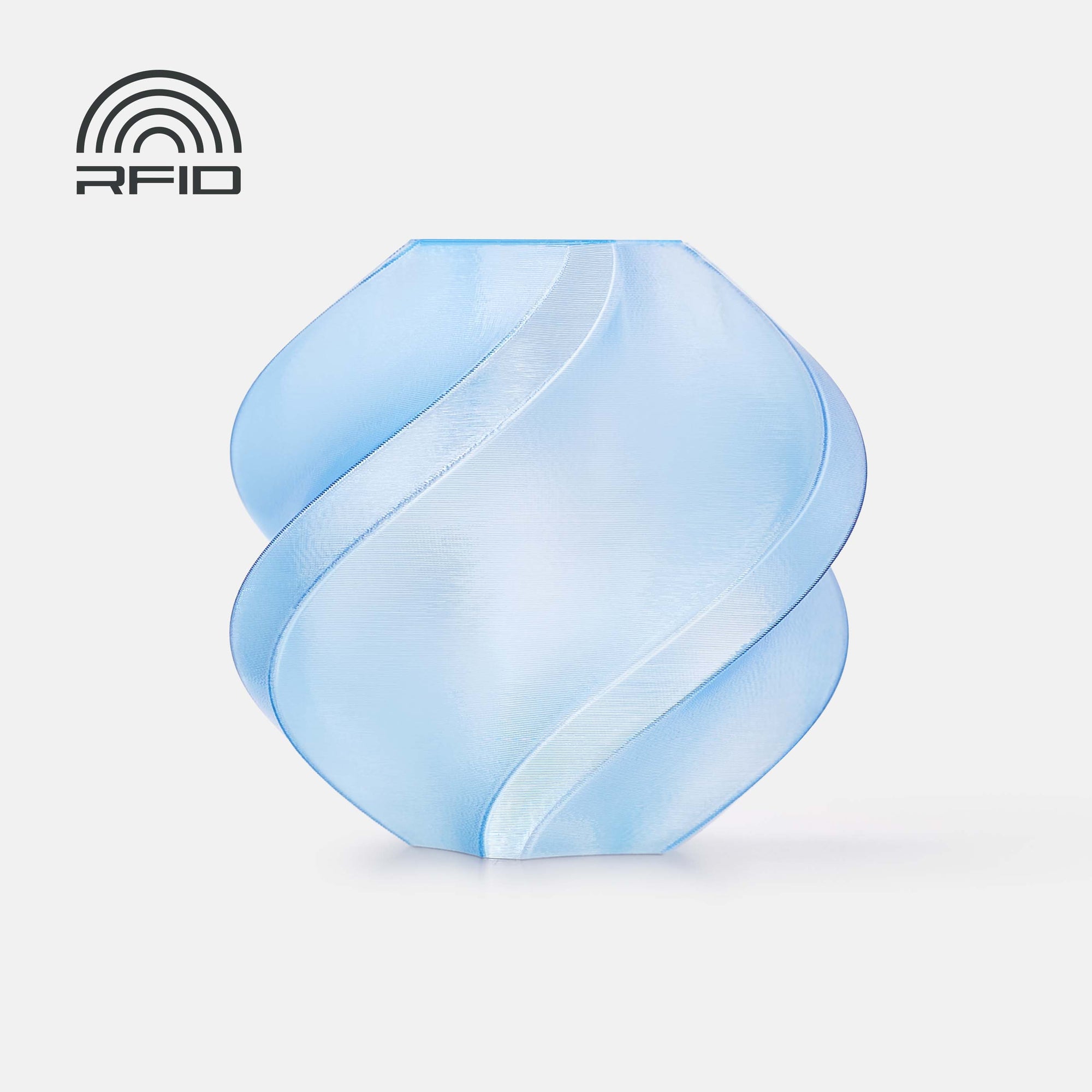 Bambu PETG Translucent - Translucent Light Blue - with Bambu Reusable Spool