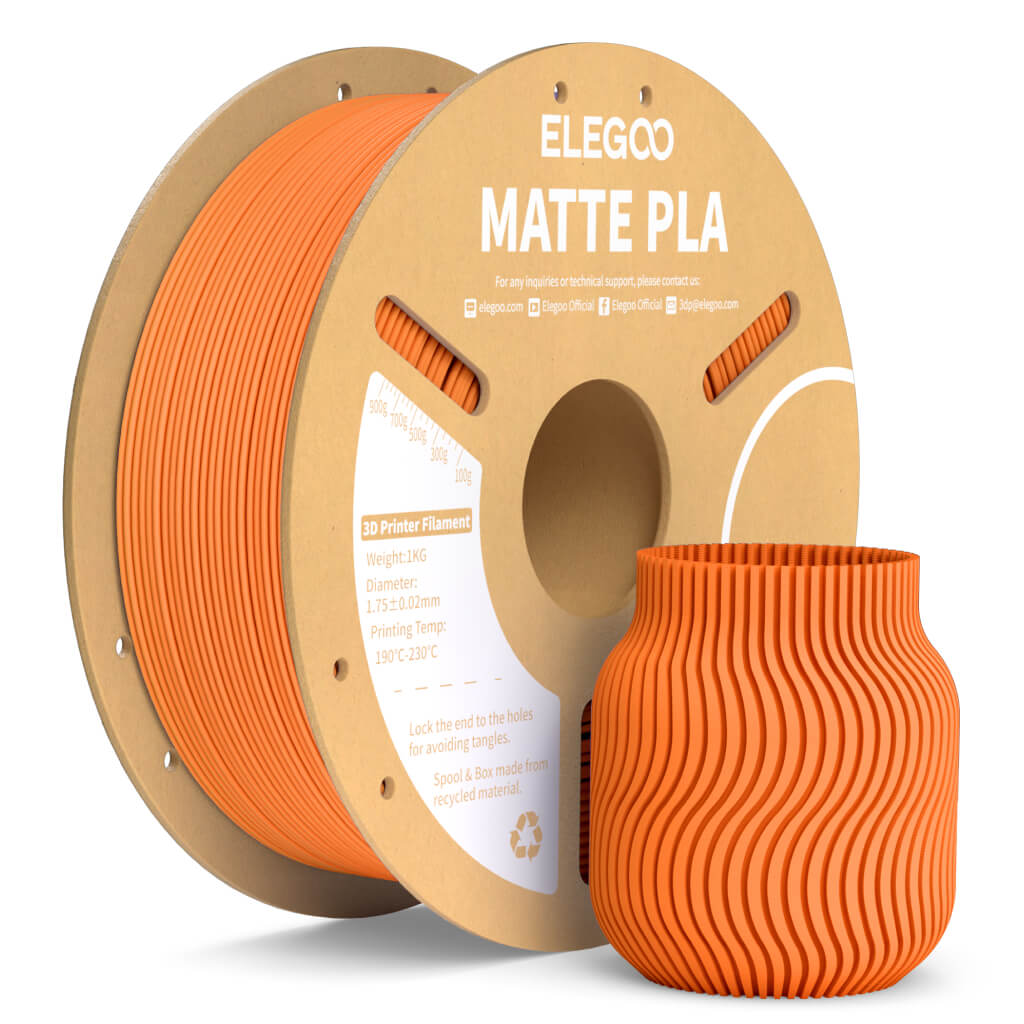 ELEGOO PLA Matte Orange 1.75 mm