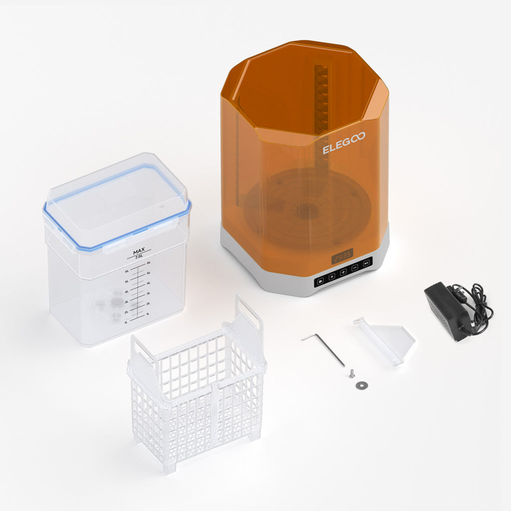 ELEGOO Mercury Plus V3.0 — რეცხვისა და გამყარების სადგური / wash and cure station