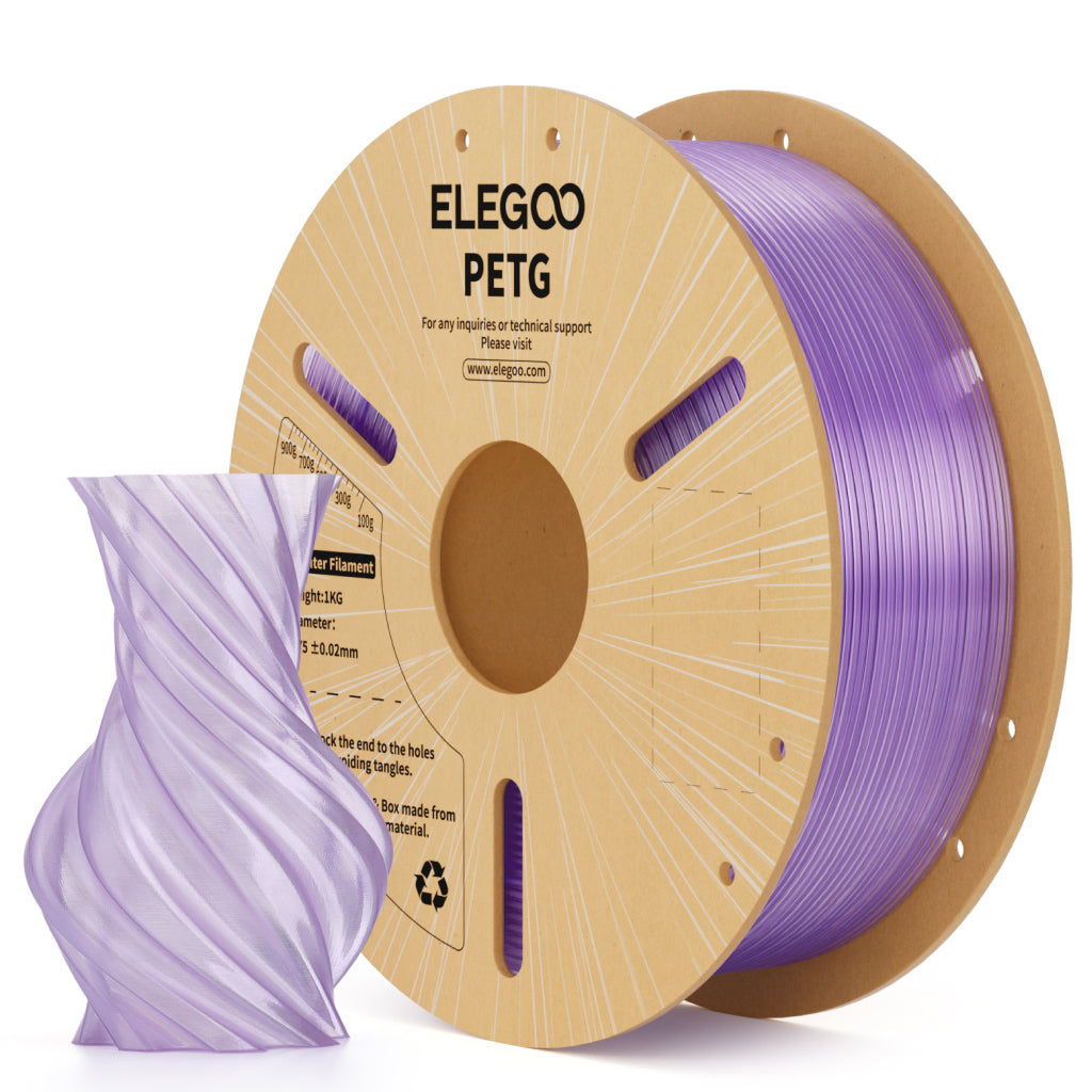 ELEGOO PETG Translucent Translucent Purple 1.75 mm
