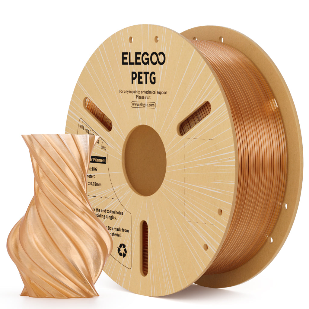ELEGOO PETG Translucent Translucent Amber Brown 1.75 mm