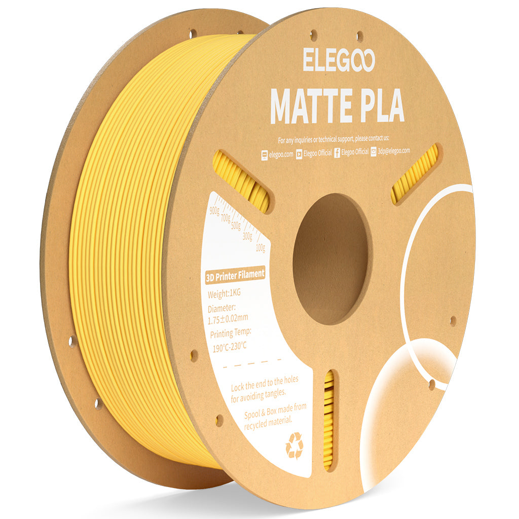 ELEGOO PLA Matte Sunshine Yellow 1.75 mm
