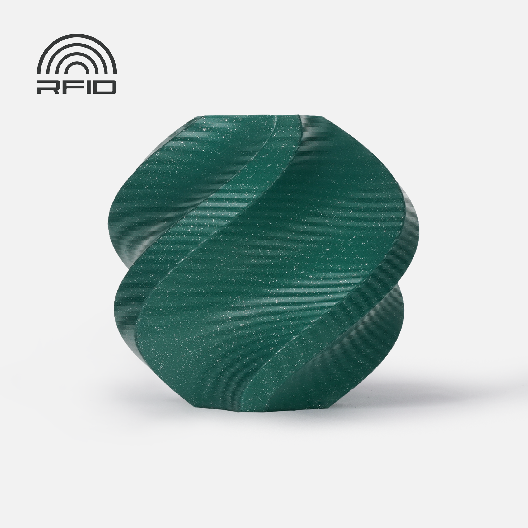 Bambu PLA Sparkle - Alpine Green Sparkle - with Bambu Reusable Spool