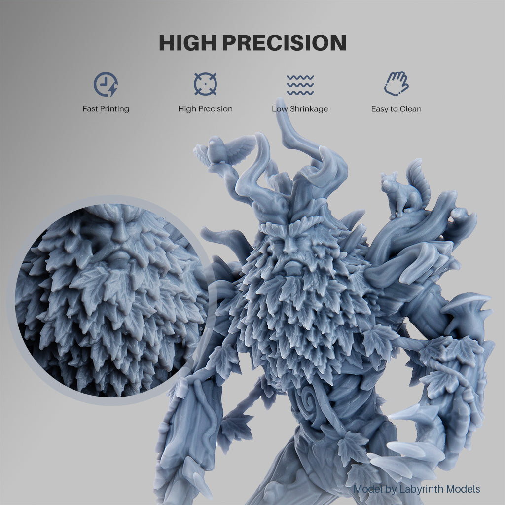 ELEGOO Standard Resin V1.0 1 კგ ნაცრისფერი — 405 ნმ resin / grey photopolymer resin
