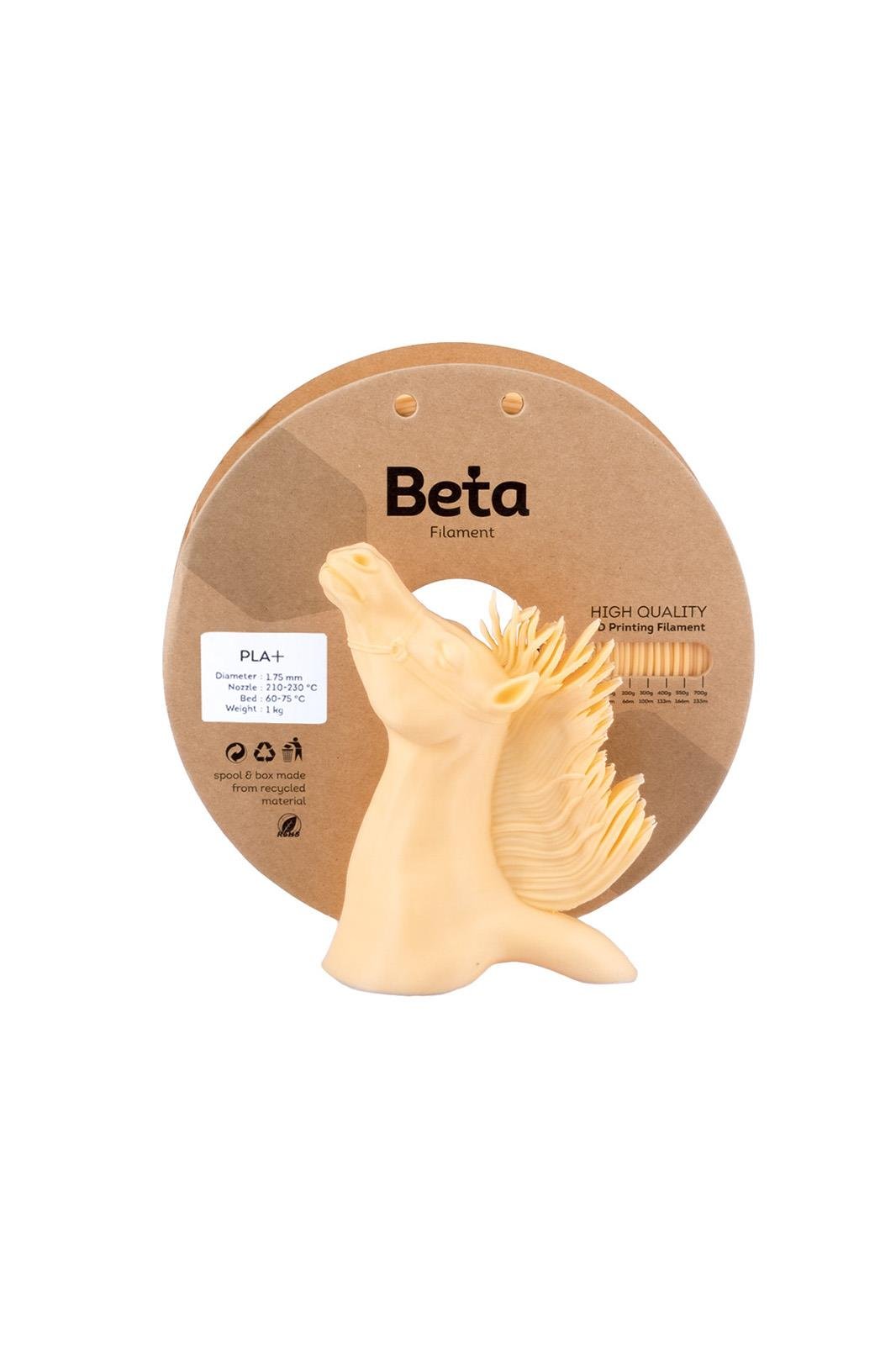 Beta PLA+ ფილამენტი კრემისფერი