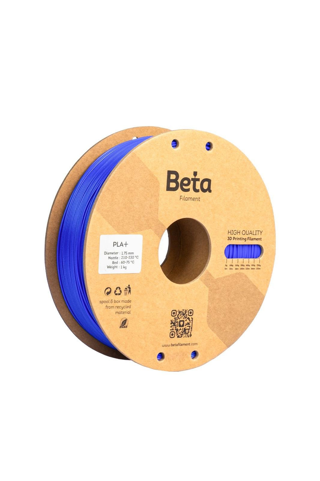 Beta PLA+ ფილამენტი – მუქი ლურჯი