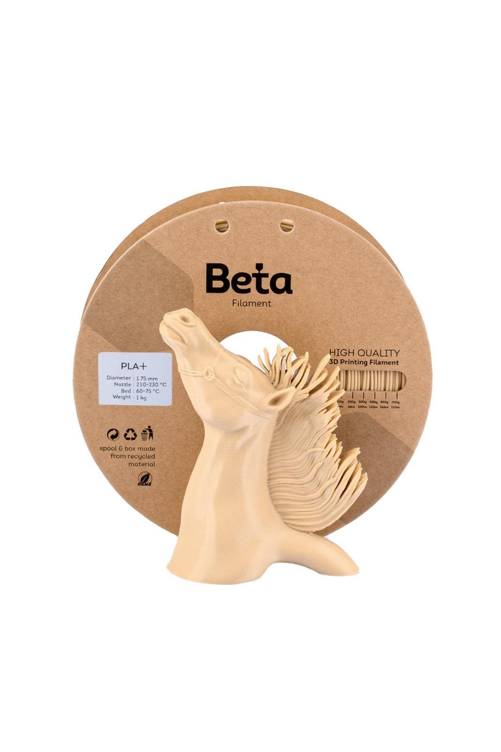 Beta PLA+ ფილამენტი ბეჟი