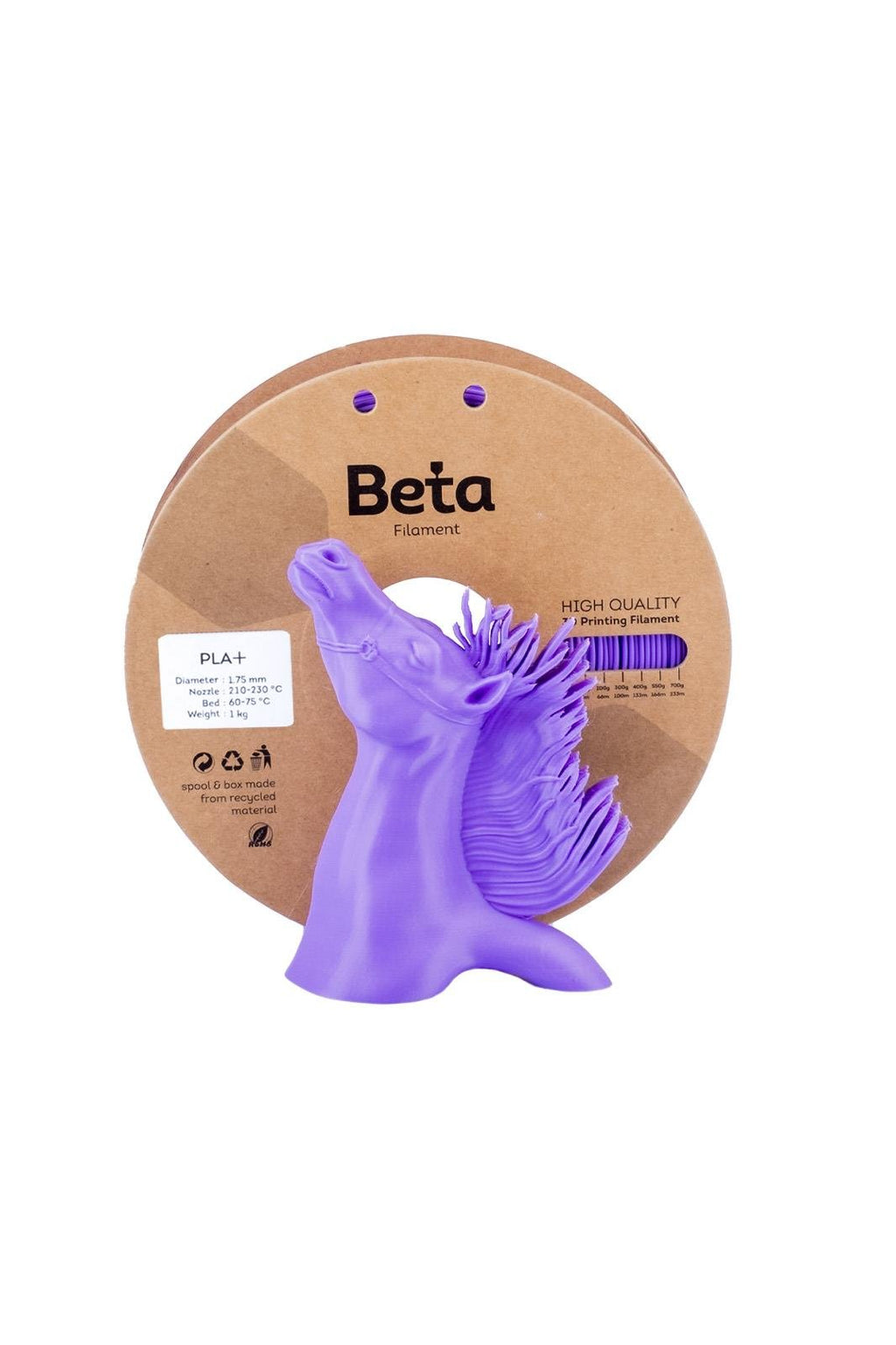 Beta PLA+ ფილამენტი იასამნისფერი