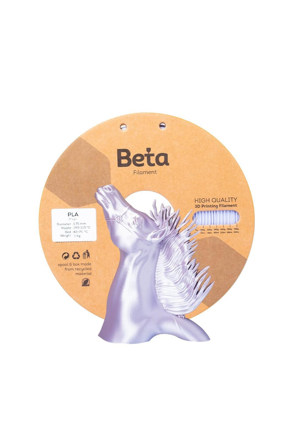 Beta PLA-Magic Silk ფილამენტი ზამთარი