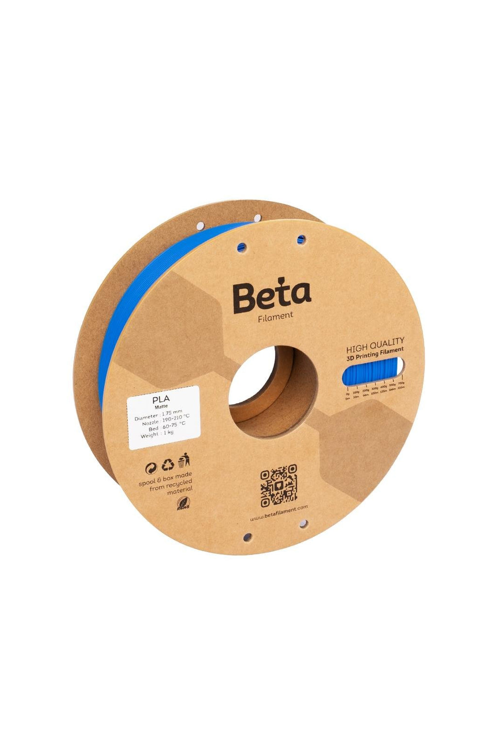 Beta PLA-Matte ფილამენტი – საფირის ლურჯი