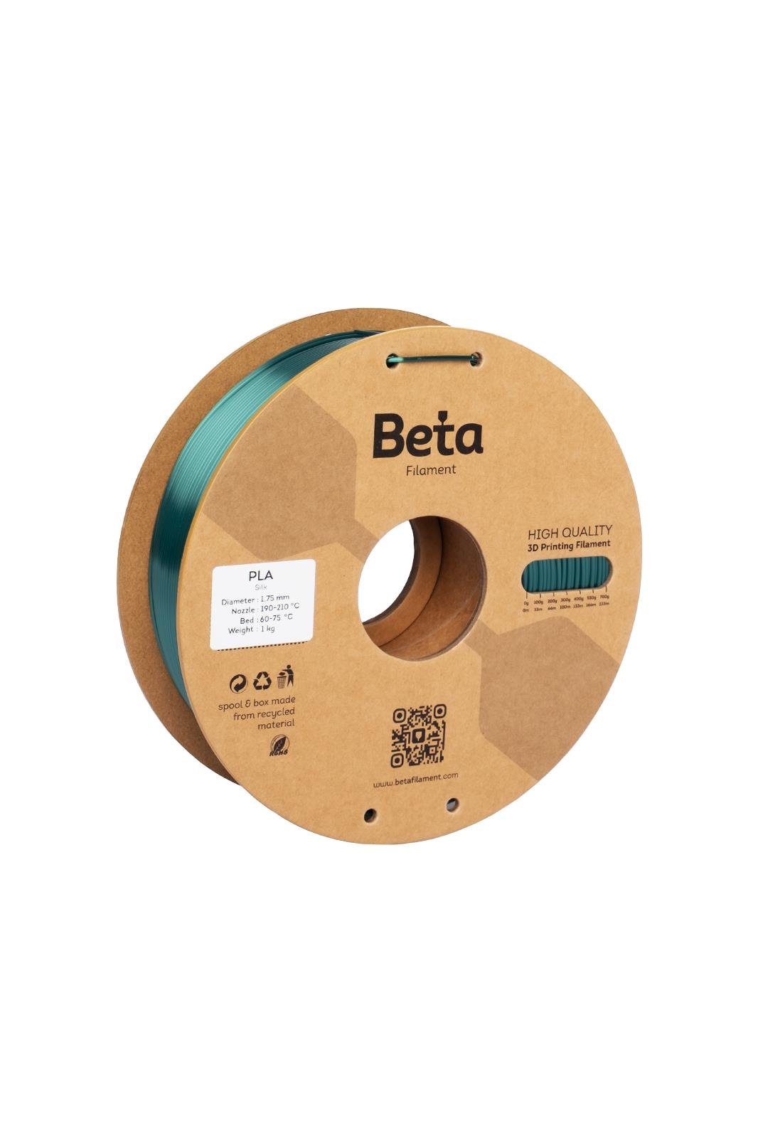 Beta PLA-Silk ფილამენტი მწვანე