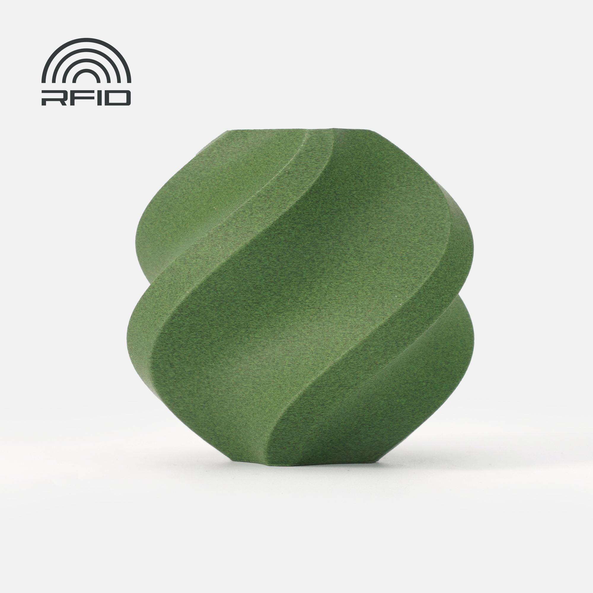 Bambu PLA-CF - Matcha Green - with Bambu Reusable Spool
